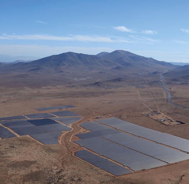 El Romero photovoltaic power plant, Atacama, Chile