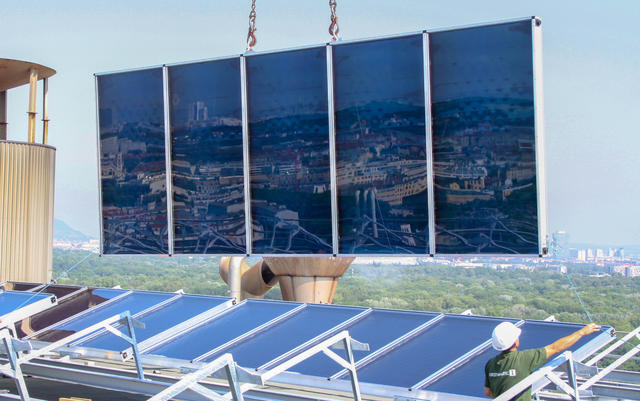 Wien Energie Solar Thermal System, Vienna, Austria