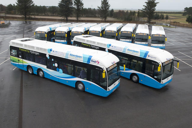 Hydrogen Bus Project, Aberdeen, Scotland, UK